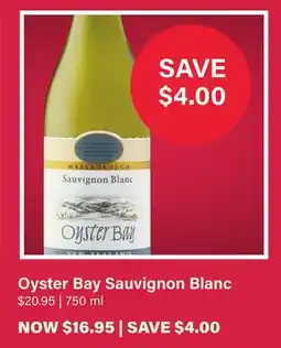 LCBO Oyster Bay Sauvignon Blanc offer