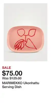 Holt Renfrew MARIMEKKO Ukonhattu Serving Dish offer