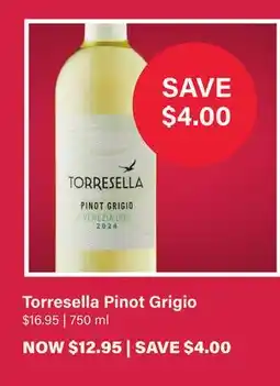LCBO Torresella Pinot Grigio offer