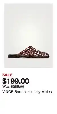 Holt Renfrew VINCE Barcelona Jelly Mules offer