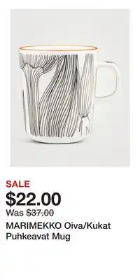 Holt Renfrew MARIMEKKO Oiva/Kukat Puhkeavat Mug offer