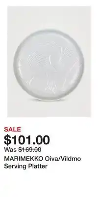 Holt Renfrew MARIMEKKO Oiva/Vildmo Serving Platter offer