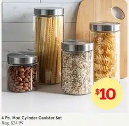 Kitchen Stuff Plus MOD CYLINDER CANISTER SET offer