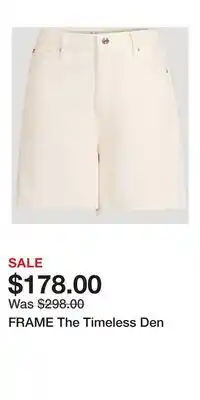 Holt Renfrew FRAME The Timeless Den offer