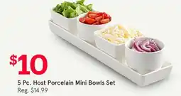 Kitchen Stuff Plus HOST PORCELAIN MINI BOWLS SET offer