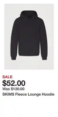 Holt Renfrew SKIMS Fleece Lounge Hoodie offer