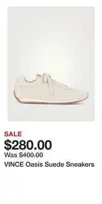 Holt Renfrew VINCE Oasis Suede Sneakers offer