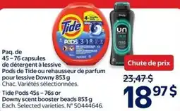 Walmart Tide Pods or Downy scent booster beads offer