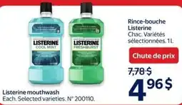 Walmart Rince-bouche Listerine offer