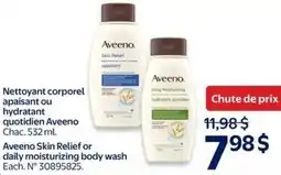 Walmart Aveeno Skin Relief or daily moisturizing body wash offer