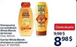 Walmart Garnier Whole Blends shampoo or conditioner offer