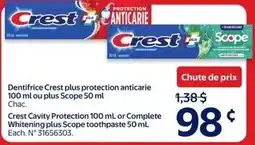 Walmart Crest Cavity Protection offer