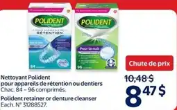 Walmart Polident retainer or denture cleanser offer
