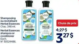 Walmart Herbal Essences shampoo or conditioner offer