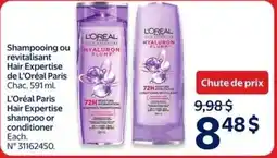 Walmart L'Oréal Paris Hair Expertise shampoo or conditioner offer
