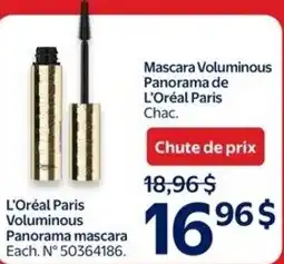 Walmart L'Oréal Paris Voluminous Panorama mascara offer