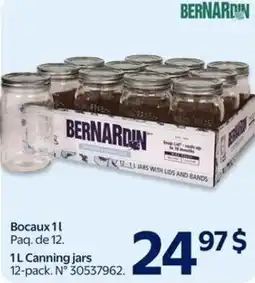 Walmart Bernardin canning jars offer