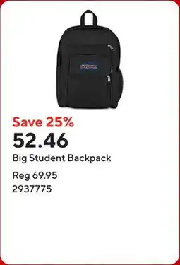 Staples Big Student Backpack offer