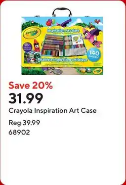 Staples Crayola Inspiration Art Case offer