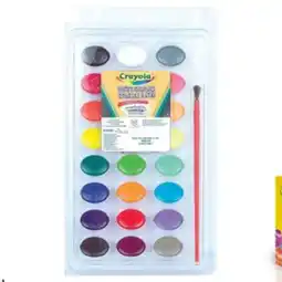 Staples Washable Watercolour Paint, 24 Colours offer