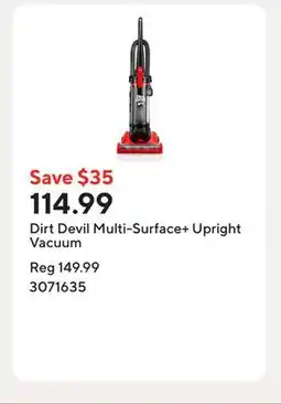 Staples Dirt Devil Multi-Surface+ Upright Vacuum offer