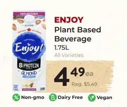 Marche Leo's ENJOY Plant Based Beverage offer