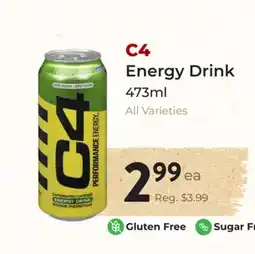 Marche Leo's C4 Energy Drink offer