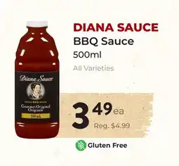 Marche Leo's DIANA SAUCE BBQ Sauce offer
