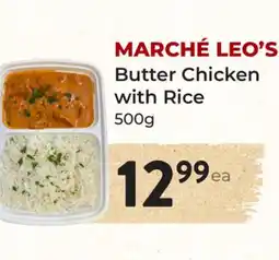 Marche Leo's MARCHÉ LEO'S Butter Chicken with Rice offer