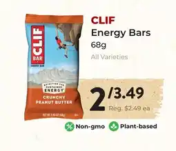 Marche Leo's CLIF Energy Bars offer