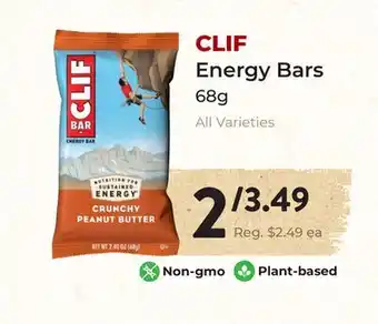 Marche Leo's CLIF Energy Bars offer