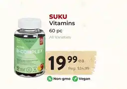 Marche Leo's SUKU Vitamins offer