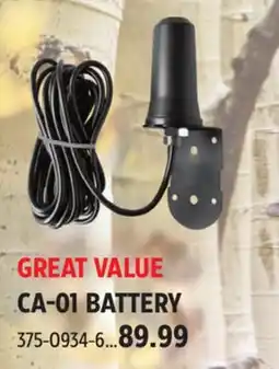 Canadian Tire SpyPoint CA-01 BATTERY offer