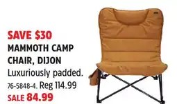 Canadian Tire MAMMOTH CAMP CHAIR, DIJON offer