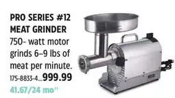 Canadian Tire Weston PRO SERIES #12 MEAT GRINDER offer