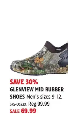 Canadian Tire Huntshield GLENVIEW MID RUBBER SHOES offer