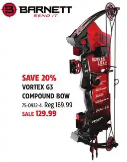 Canadian Tire Barnett VORTEX G3 COMPOUND BOW offer
