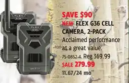 Canadian Tire Spypoint FLEX G36 CELL CAMERA, 2-PACK offer