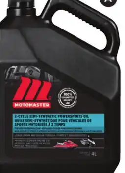 Canadian Tire MotoMaster 2-STROKE SEMI-SYNTHETIC POWERSPORTS OIL, 4-L offer