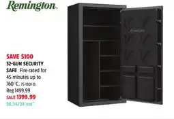 Canadian Tire Remington 32-GUN SECURITY SAFE offer