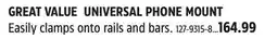 Canadian Tire UNIVERSAL PHONE MOUNT offer