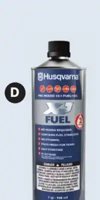 Canadian Tire Husqvarna Pre-Mixed Fuel & Oil offer