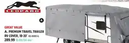 Canadian Tire Leopard PREMIUM TRAVEL TRAILER RV COVER, 18-20´ offer