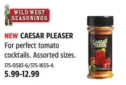 Canadian Tire Wild West Seasonings NEW CAESAR PLEASER offer