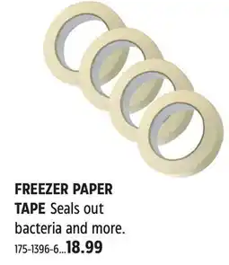Canadian Tire Weston FREEZER PAPER TAPE offer