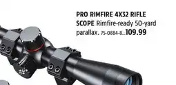 Canadian Tire Simmons PRO RIMFIRE 4X32 RIFLE SCOPE offer