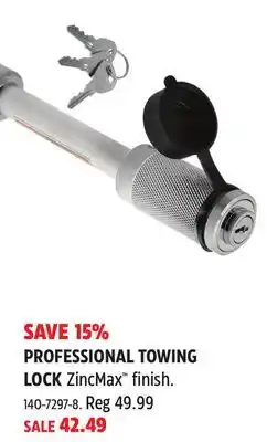 Canadian Tire IREESE PROFESSIONAL TOWING LOCK offer