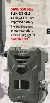 Canadian Tire SPYPOINT FLEX G36 CELL CAMERA offer
