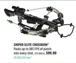 Canadian Tire EXCALIBUR SNIPER ELITE CROSSBOW offer