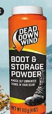 Canadian Tire Dead-Down E.BOOT & STORAGE POWDER offer